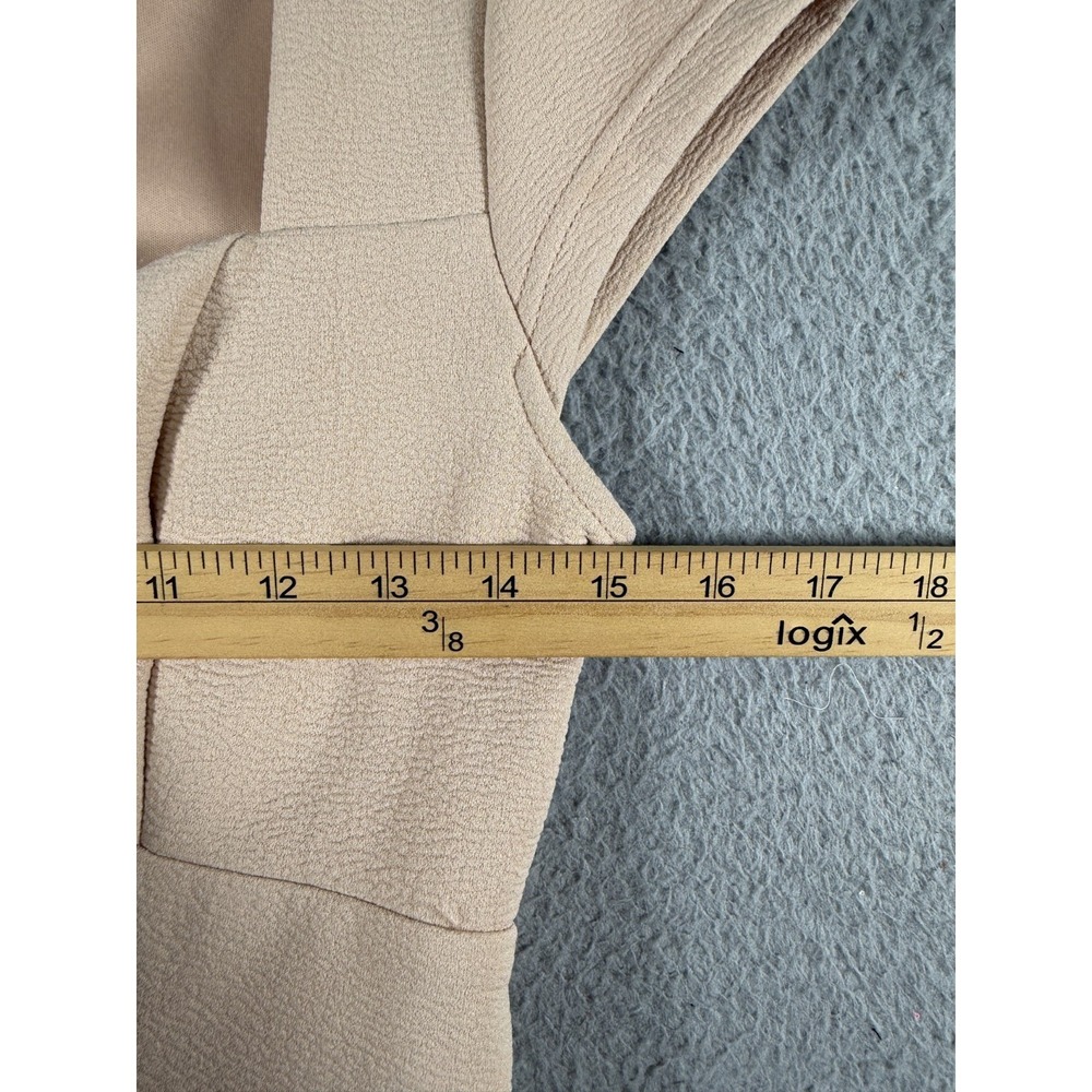Here Comes The Sun Lover Office Formal Midi Dress Cream Size Medium - Picture 2 of 7